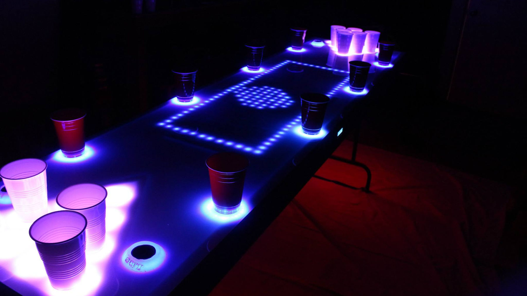 LED Beer Pong Table